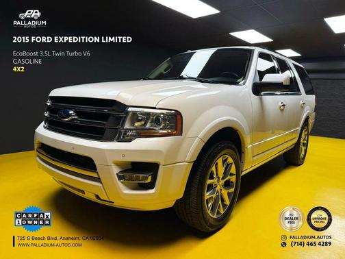White 2015 Ford Expedition Limited
