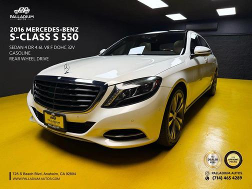 2016 Mercedes-Benz S-Class S 550 Sedan 4D