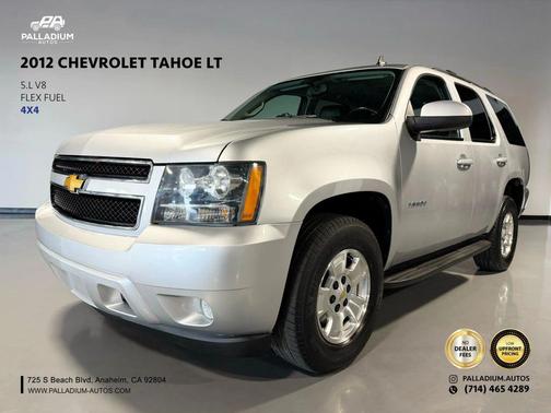 Silver 2012 Chevrolet Tahoe LT