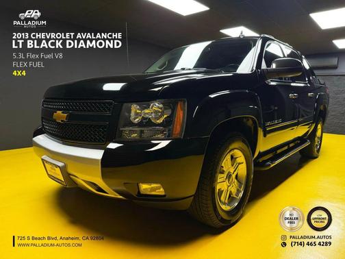 Black 2013 Chevrolet Avalanche LT