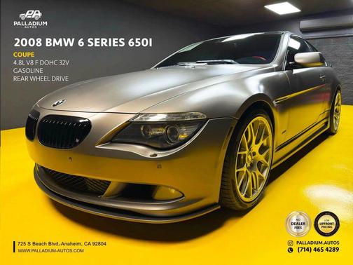 2008 BMW 650 650i Coupe 2D