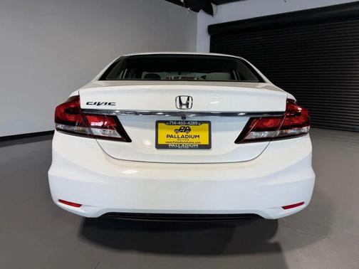 White 2014 Honda Civic LX
