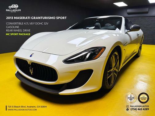 2013 Maserati GranTurismo Sport
