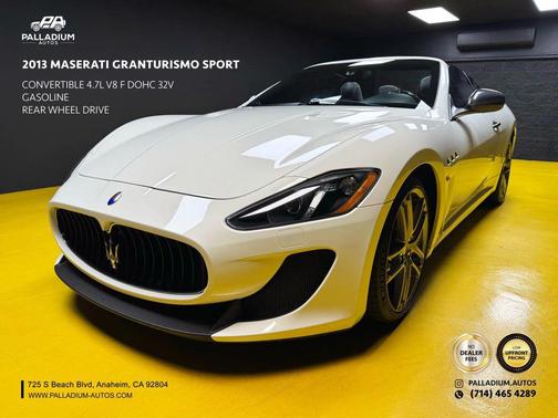 2013 Maserati GranTurismo Sport