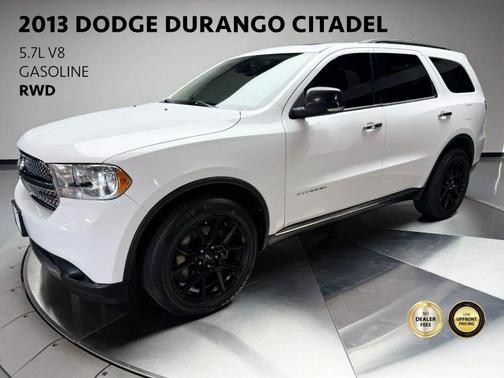 Bright White Clearcoat 2013 Dodge Durango Citadel