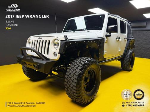 Bright White Clearcoat 2017 Jeep Wrangler Unlimited Sport