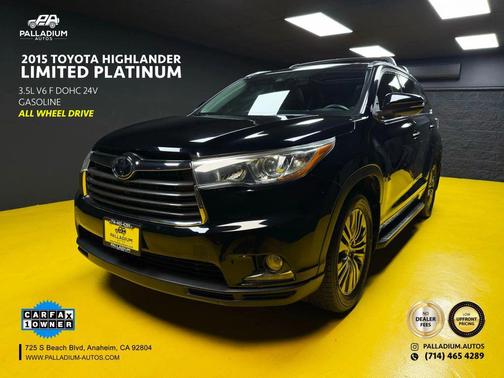 2015 Toyota Highlander Limited Platinum