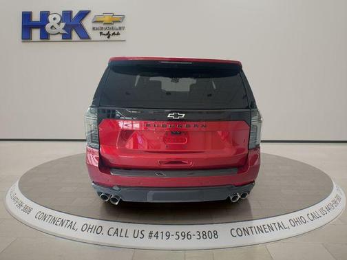 Red 2026 Chevrolet Suburban Z71