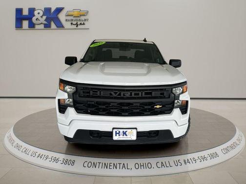 Summit White 2022 Chevrolet Silverado 1500 Custom