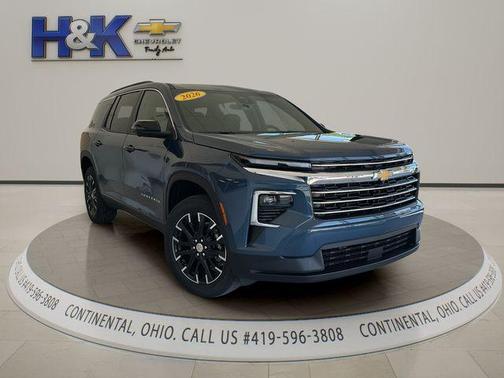 Lakeshore Blue Metallic 2026 Chevrolet Traverse LT
