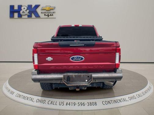 Red 2019 Ford F-250 King Ranch