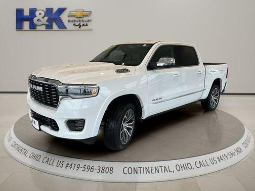 Ivory White 2025 RAM 1500 Tungsten