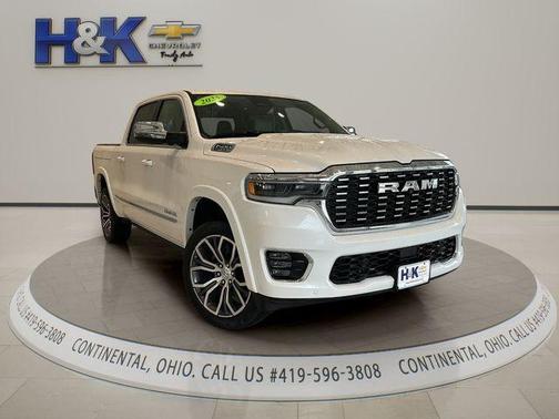 Ivory White 2025 RAM 1500 Tungsten