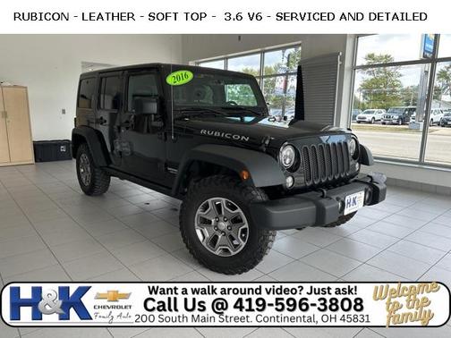 2016 Jeep Wrangler Unlimited Rubicon