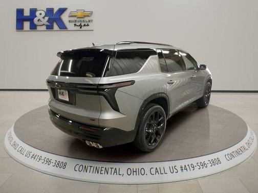 Sterling Gray Metallic 2026 Chevrolet Traverse RS