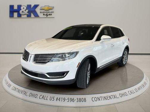 White Platinum Clearcoat Metallic 2016 Lincoln MKX Reserve