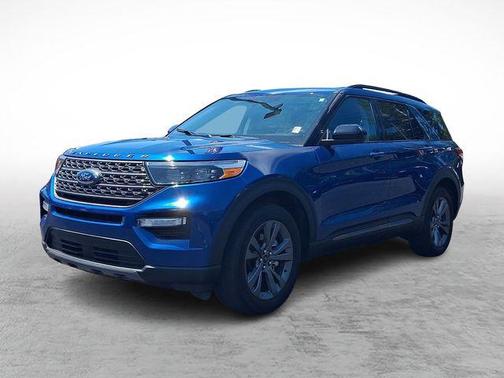 Atlas Blue Metallic 2023 Ford Explorer XLT
