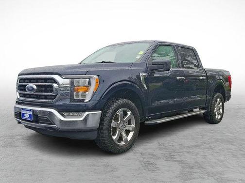 Antimatter Blue Metallic 2022 Ford F-150 XLT