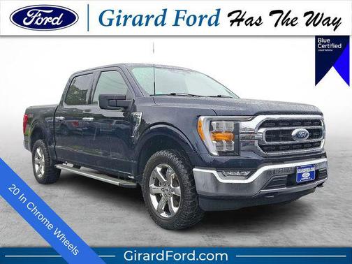 Antimatter Blue Metallic 2022 Ford F-150 XLT