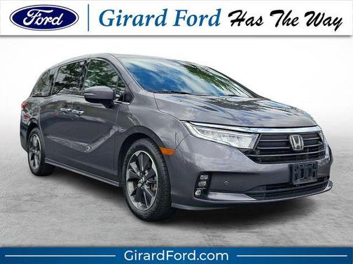 Gray 2022 Honda Odyssey Elite
