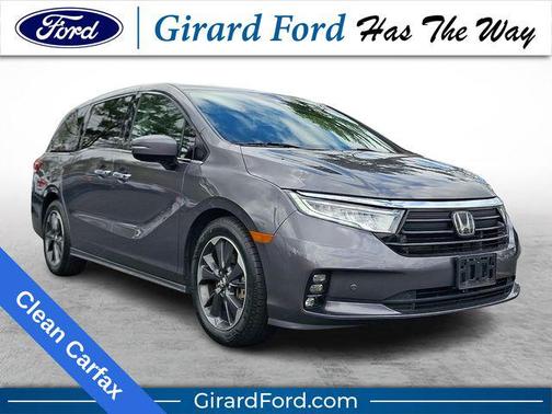 Gray 2022 Honda Odyssey Elite