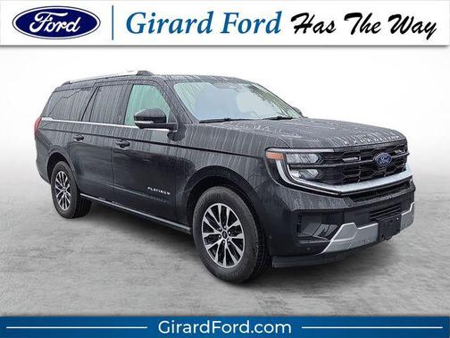 Agate Black Metallic 2025 Ford Expedition Max Platinum