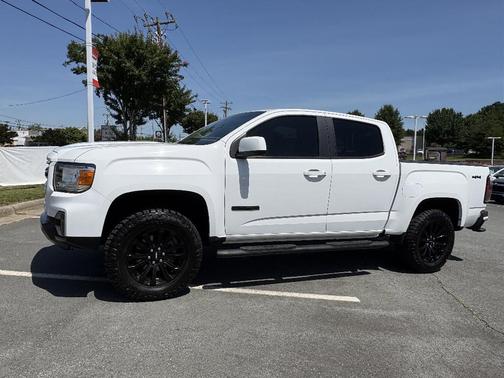 White 2021 GMC Canyon Elevation