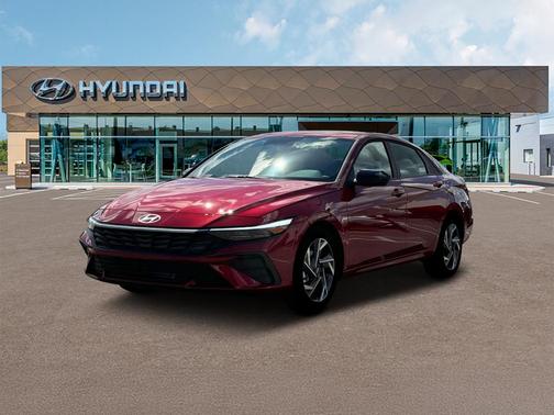 Red 2025 Hyundai ELANTRA SEL Sport
