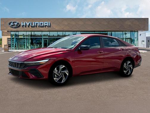 Red 2025 Hyundai ELANTRA SEL Sport