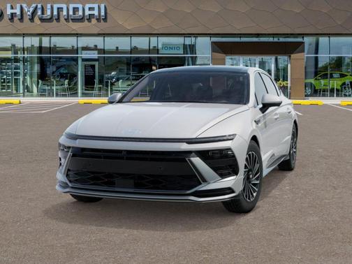 White 2026 Hyundai SONATA Hybrid Limited