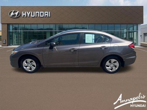 Urban Titanium Metallic 2014 Honda Civic LX