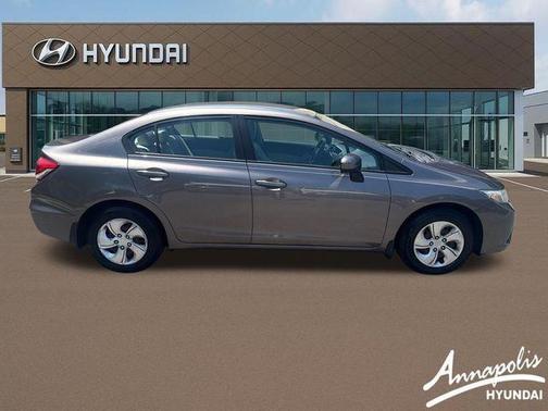 Urban Titanium Metallic 2014 Honda Civic LX