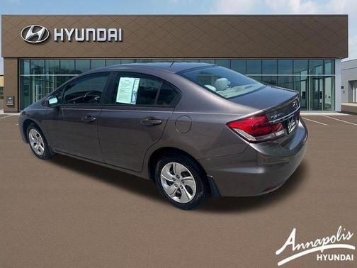 Urban Titanium Metallic 2014 Honda Civic LX