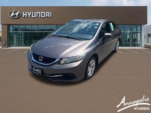 Urban Titanium Metallic 2014 Honda Civic LX