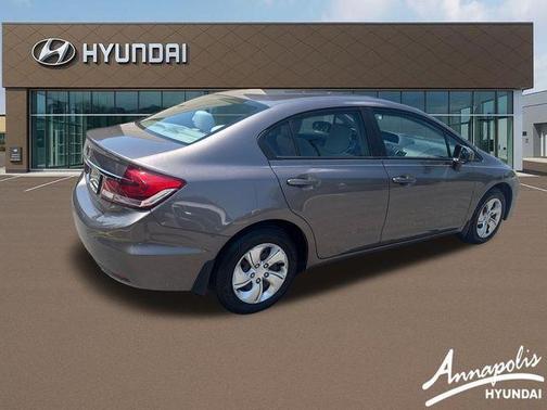 Urban Titanium Metallic 2014 Honda Civic LX