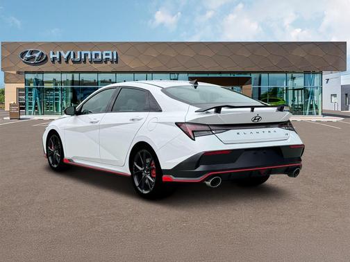 White 2026 Hyundai ELANTRA N Base