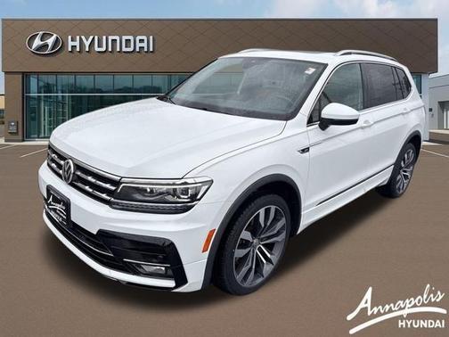 Pure White 2021 Volkswagen Tiguan 2.0T SEL Premium R-Line