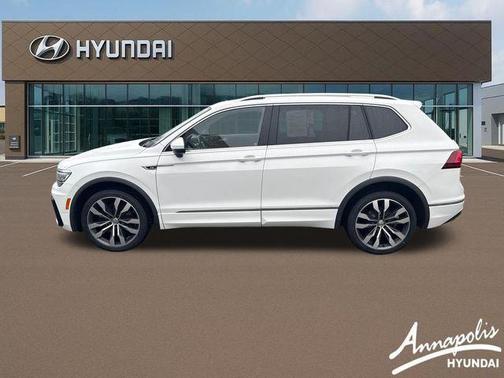 Pure White 2021 Volkswagen Tiguan 2.0T SEL Premium R-Line