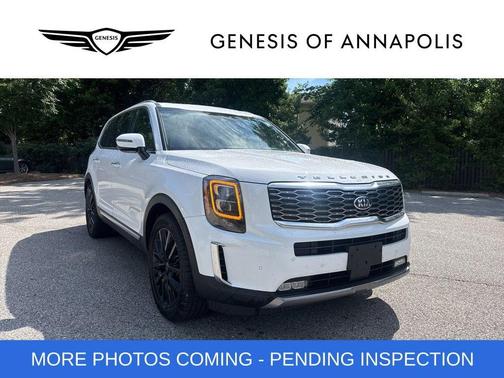Glacial White Pearl 2021 Kia Telluride SX