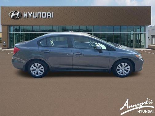 Polished Metal Metallic 2012 Honda Civic LX