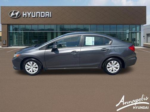 Polished Metal Metallic 2012 Honda Civic LX
