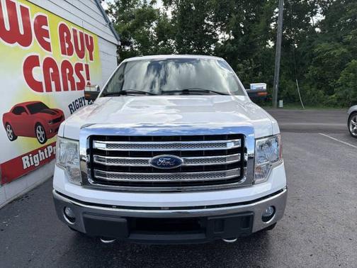 WHITE 2013 Ford F-150 Lariat