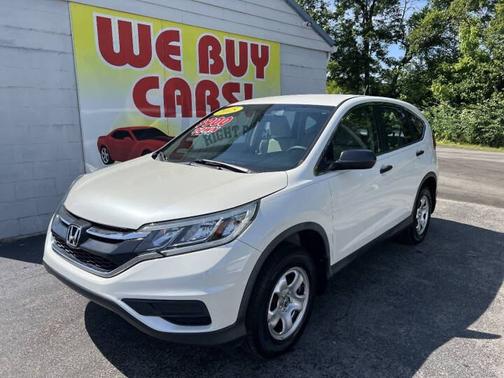 WHITE 2015 Honda CR-V LX