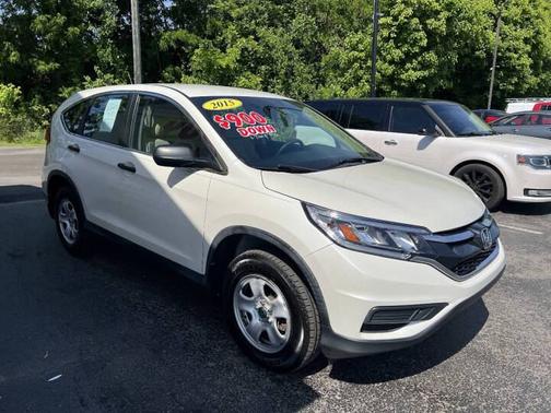 WHITE 2015 Honda CR-V LX