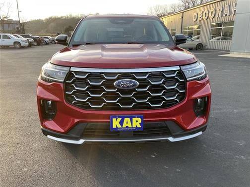 RAPID RED MET TINTED CC 2025 Ford Explorer PLATINUM