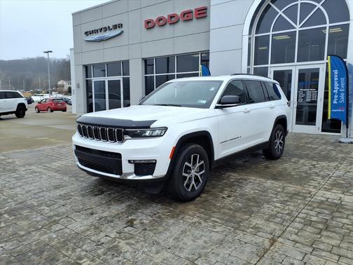 Bright White Clearcoat 2024 Jeep Grand Cherokee L Limited SUV
