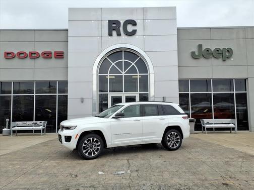 Bright White Clearcoat 2025 Jeep Grand Cherokee Overland SUV