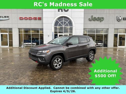 Granite Crystal Metallic Clearcoat 2022 Jeep Compass Trailhawk