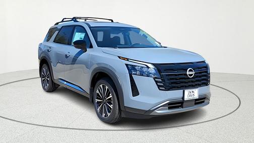 Boulder Gray Metallic 2026 Nissan Pathfinder Platinum