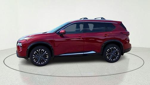 Scarlet Ember 2025 Nissan Rogue Platinum